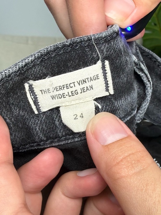 Madewell The Perfect Vintage Wide Leg Jean Size 24 - Picture 4 of 6